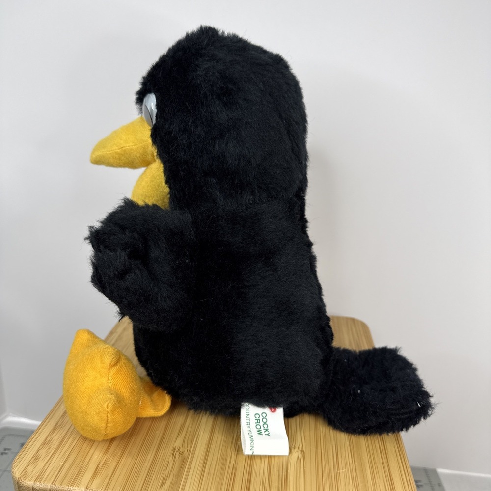 Vtg Del Monte Country Yumkins Plush Lot of 2‎ Anthropomorphic Reddie Tomato Crow - Picture 9 of 11